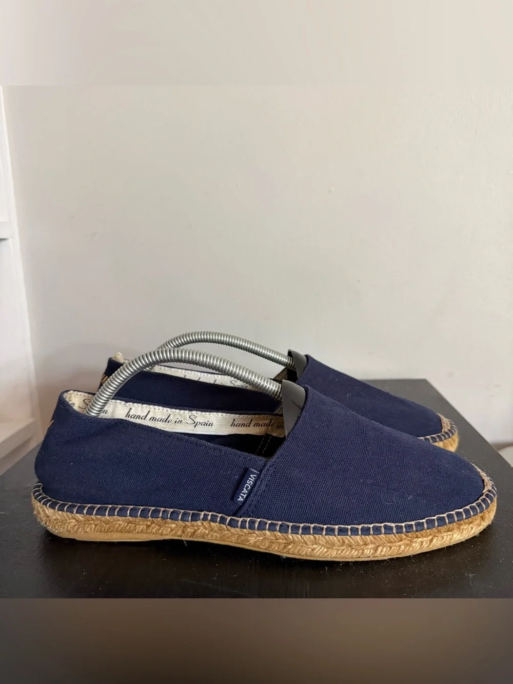 Viscata Mens Size 10 Shoes Navy Blue Espadrilles Slip On Casual Shoes